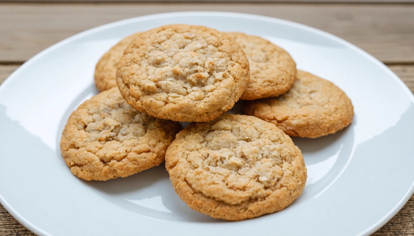 Biscotti con fiocchi di avena